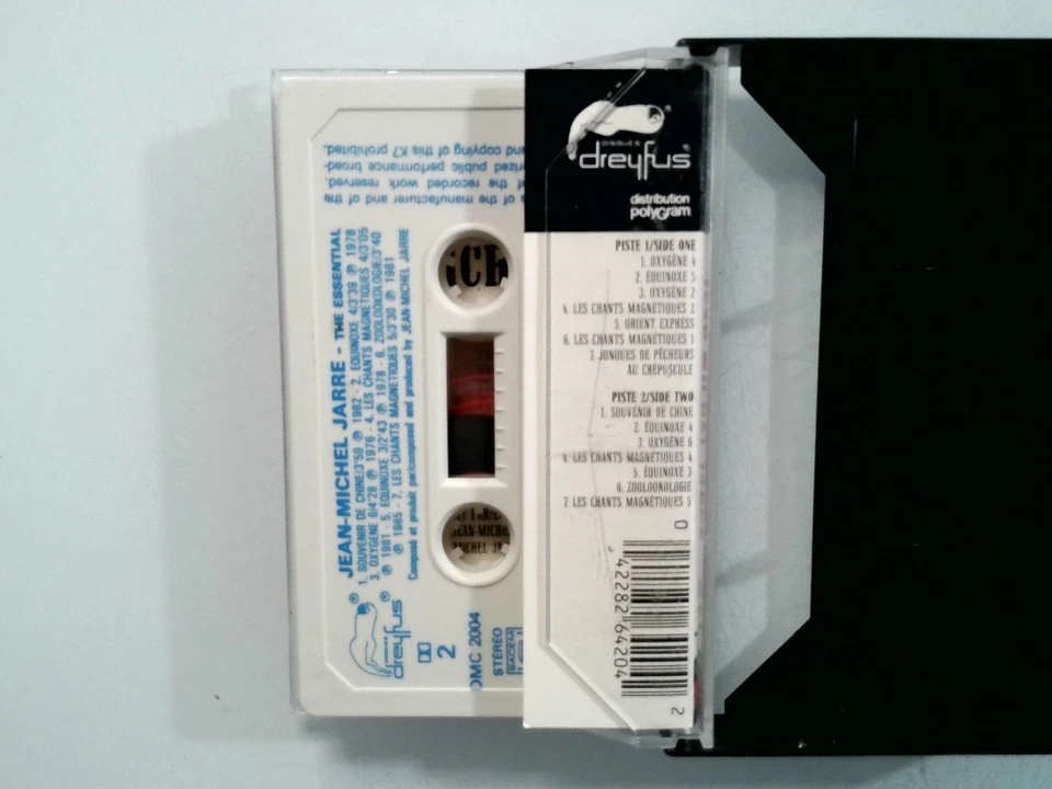 Jean Michel Jarre The Essential 1976-1986 Cassette Dreyfus 1986 Foto 2 de 2