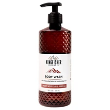 Kingfisher Co. Men's Body Wash, Smoky Mountain and Vanilla, 18 oz