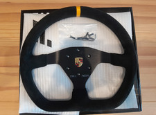 Fanatec Porsche 991 GT3 CUP Suede Steering Wheel Rim Sim Racing very good condit