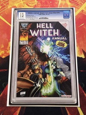 HELL WITCH VS LADY DEATH WARGASM #1 (OF 2) NM | SLABBED EDITION CVR LTD 400