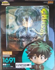 NEW! US SELLER! Nendoroid 1691 Izuku Midoriya Stealth Suit Version Action Figure