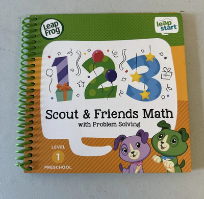 LeapFrog LeapStart Preschool Activity Book 123 Scout & Friends Math