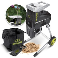 Sun Joe Silent Wood Chipper Shredder, 15 Amp Machine w/1.7