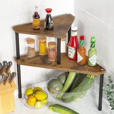Weenson Kitchen Countertop Organizer Spice Rack for Salt, Bathroom Counter Or...