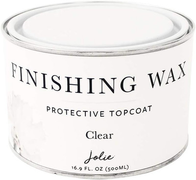 Finishing Wax - Protective Topcoat Paint - Use on Interior Furniture, Cabinets, 