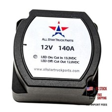  12v 140 Amp Dual Battery Isolator - Voltage Sensitive Relay Vsr Vsr Only