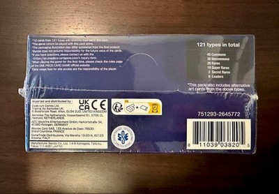 One Piece Romance Dawn English Box First Print Blue Bottom OP-01 