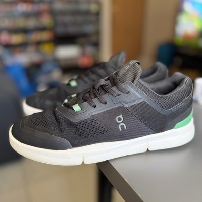 On Cloud Running The Roger Spin Mens 8 Black White Tennis Sneakers 3MD11471092