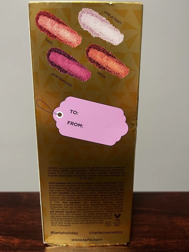 Tarte - Chrome For The Holidays Eye Paint Shadow Quad 4-Piece Set Net Wt 1 g x 4 - Image 2 of 2