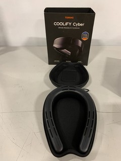 Torras Coolify Cyber Ultimate Wearable Air Conditioner Black Neck Fan Heater