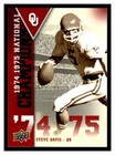 2011 Upper Deck University of Oklahoma Steve Davis #NC-SD Oklahoma Sooners