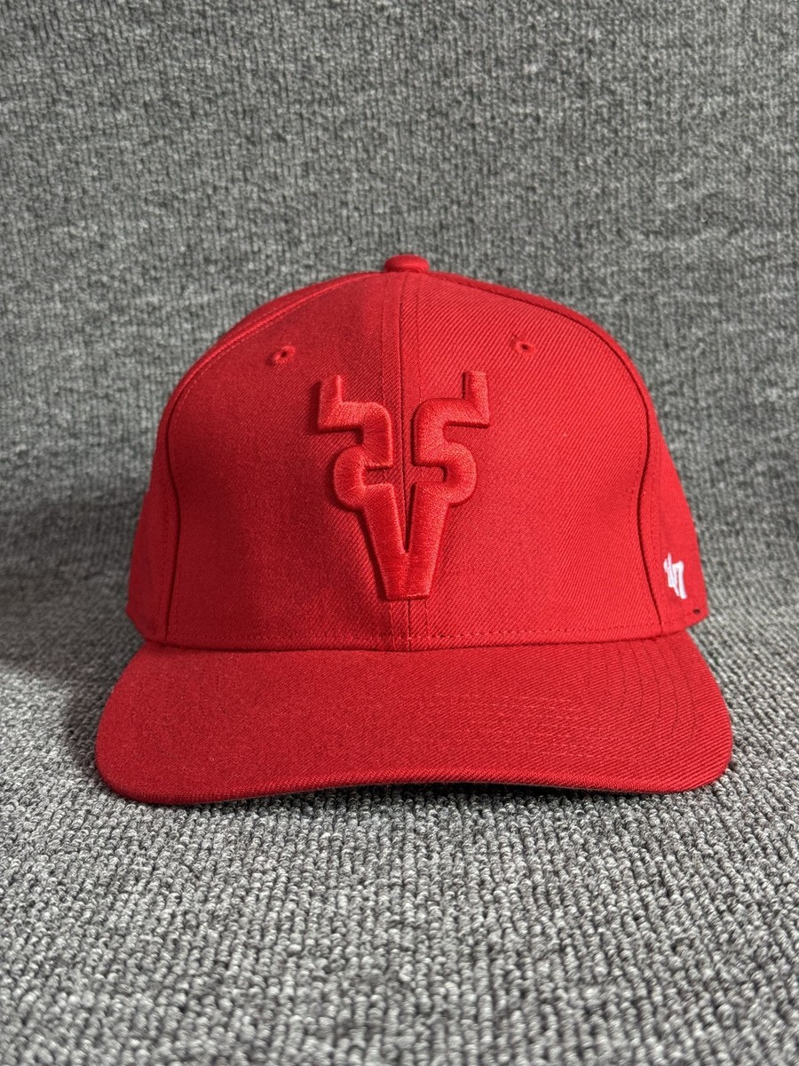 '47 Brand Vegas Golden Knights Snapback Red Curved Brim Hat One Size