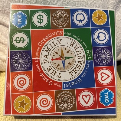 The Family Treasure Board Game Kickstarter 2014 Creativity Goals New Sealed!!!