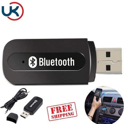 USB Bluetooth 5.0 Audio Transmitter Empfänger Adapter für TV PC Auto AUX F5K6 UK