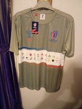Rugby World Cup T-Shirt France 23 Size L, Grey Colour New With Tags.