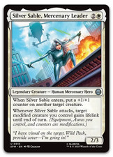 Silver Sable, Mercenary Leader #13 LP Spider-Man SPM Magic MTG