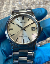 New Batt SEIKO Grand SEIKO 9587-7010 Quartz Champagne Dial 34mm Men's Watch 14