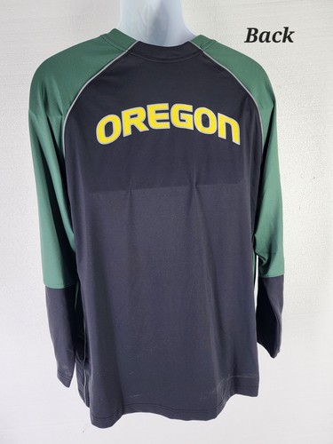 Nike Oregon Ducks Football Mens XL Extra Large Band Issued Long Sleeve Shirt - Picture 5 of 11