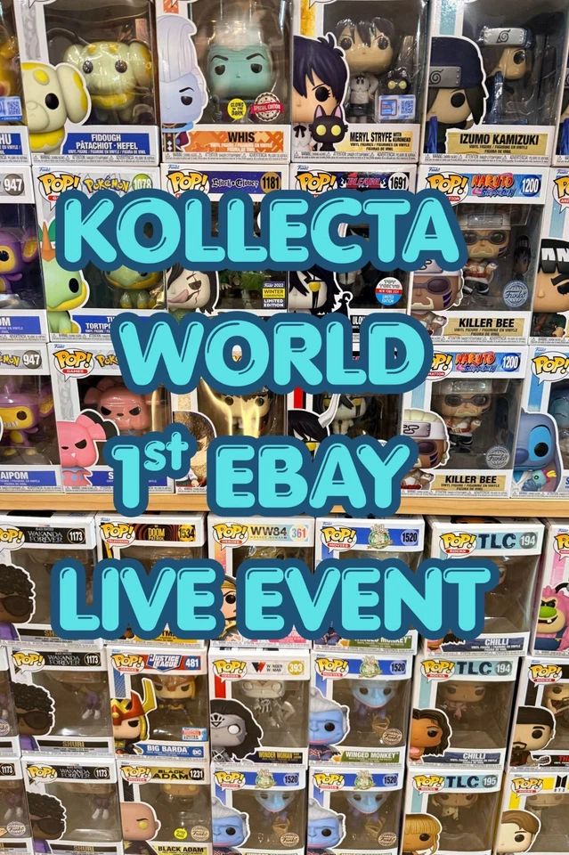 POP VINYLS SALE BELOW HALF PRICE - KOLLECTA WORLD 1ST EBAY LIVE !!!!!!