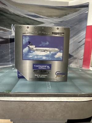 GJ II Ltd 400 scale die-cast model Continental DC 10 Commercial Airliner  N13088