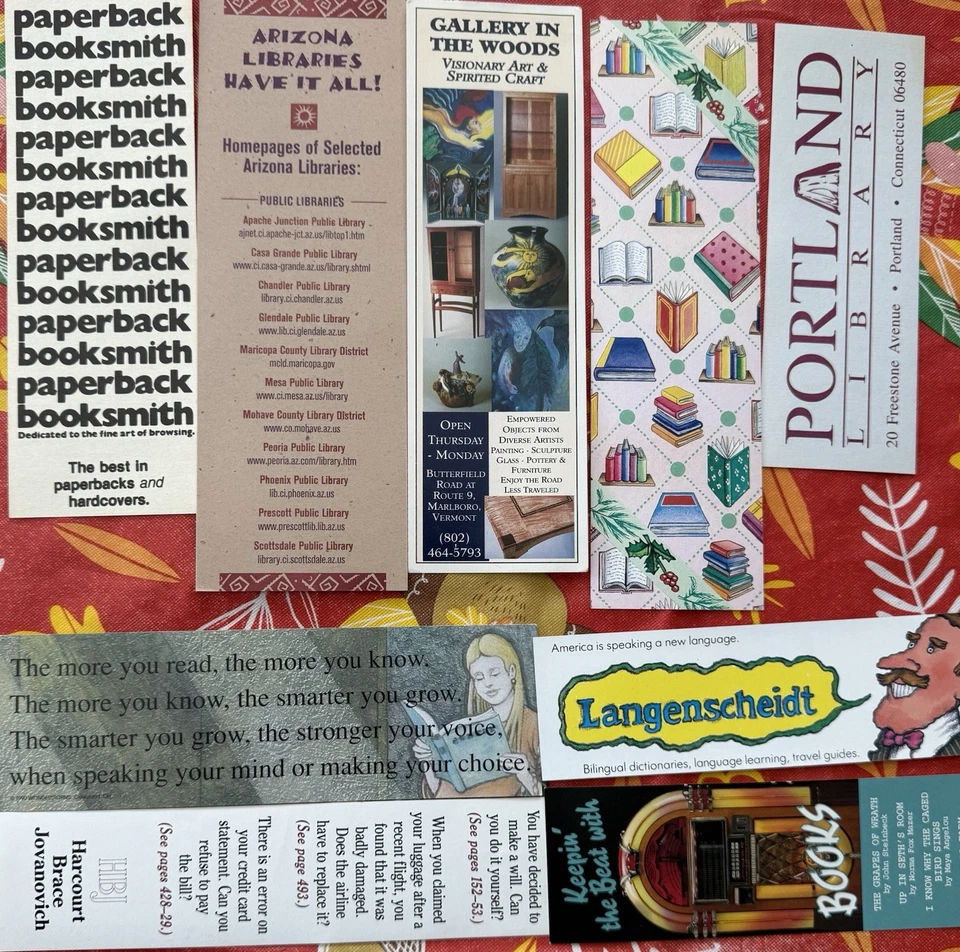 RARE VINTAGE LOT OF 50 BOOKMARKS 41 - Image 2 of 4