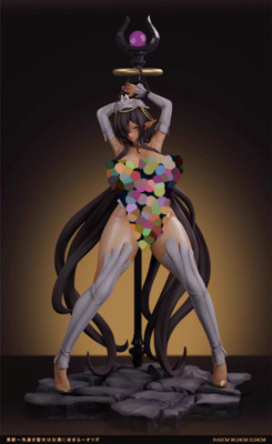 Whale Song Studio Kuroinu Olyka 1/4 Dark Elf Black Girl Resin Statue Pre-order