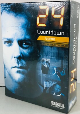FOX TV 24 Countdown Game Card Pack Board 2 Player Jack Bauer - NEW