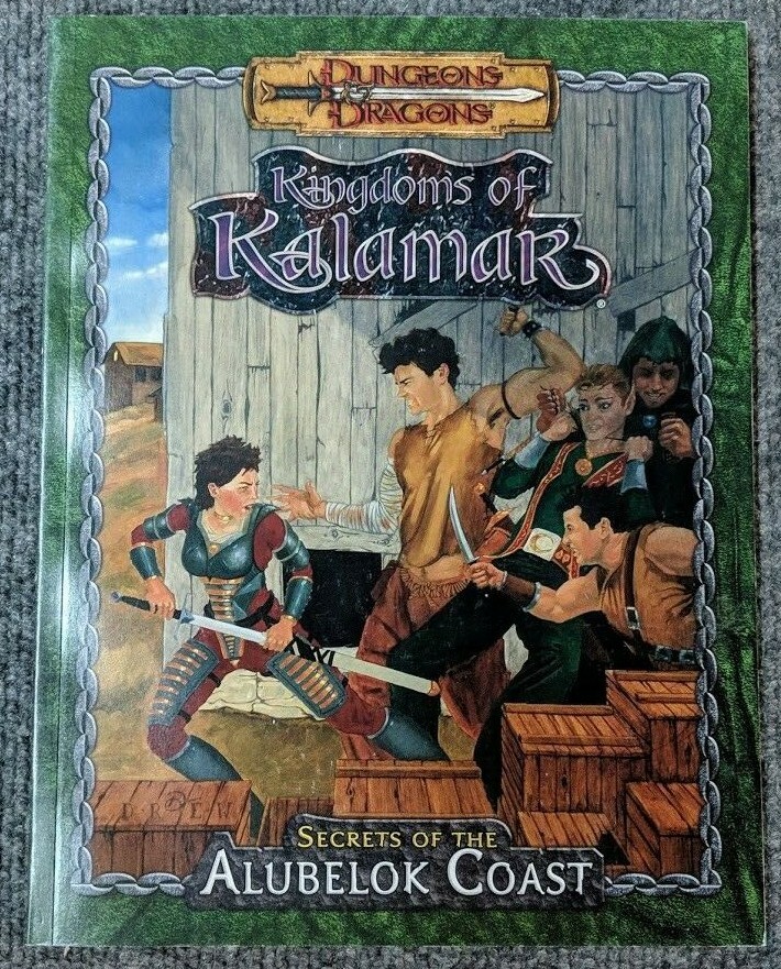 D D 3 5 Kok Kalamar Secrets Of The Alubelok Coast K C Tsr 1018 Adventure Book For Sale Online Ebay