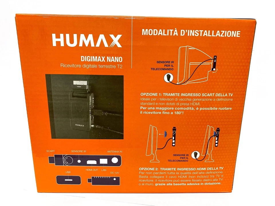 - Terrestrischer DVB-T2 HD-2023T2 Digimax Nano Digital-Decoder mit 2in1 Fernb... - Bild 4 von 4