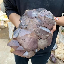 17.5lb Natural Amethyst cluster Quartz crystal point mineral specimen Healing