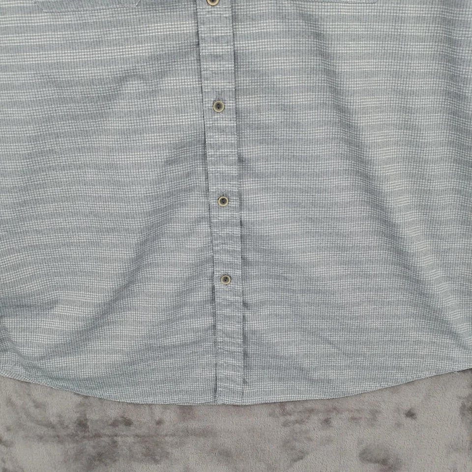 Gerry открытый кнопка вверх рубашка кемпинг туризм серый клетку размер XL короткий рукав - Изображение 4 из 4