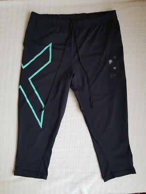 2xu women black compression Capri Leggings gym Fitness pants