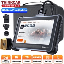 ThinkScan 672 All system Diagnostic Scanner Car OBD2 Scan Tool Action Test CANFD