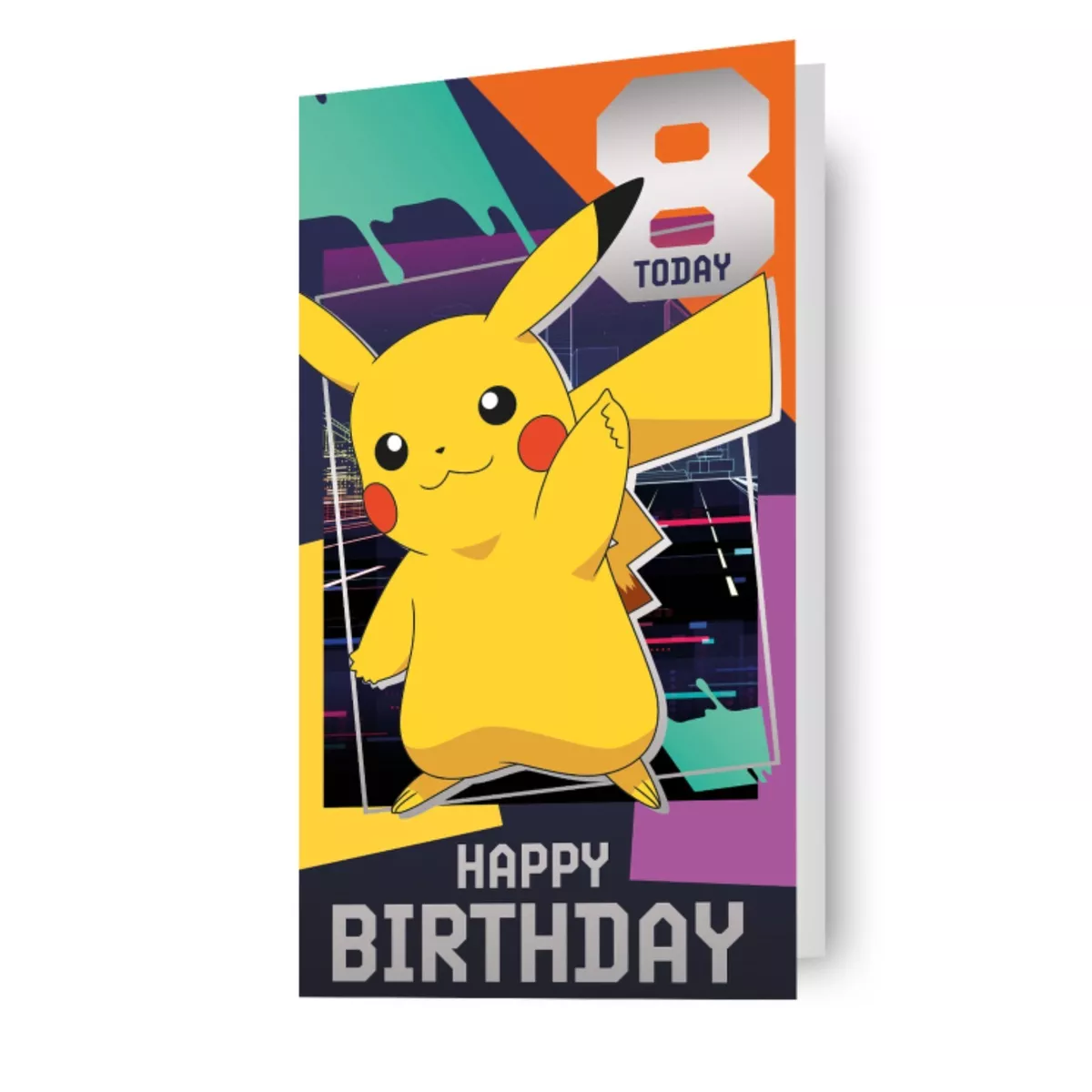 Pokemon Birthday Card Age 8 Kids Pikachu Birthday Card Responsibly Sourced
