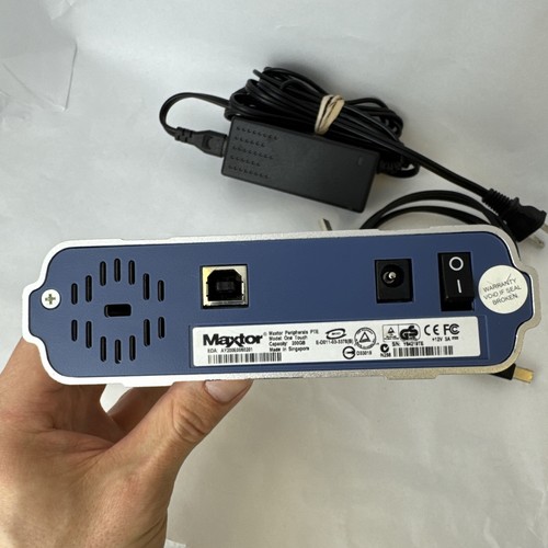 Maxator One Touch 200GB External Hard Drive | Tested | Comes With Wires - Picture 2 of 8