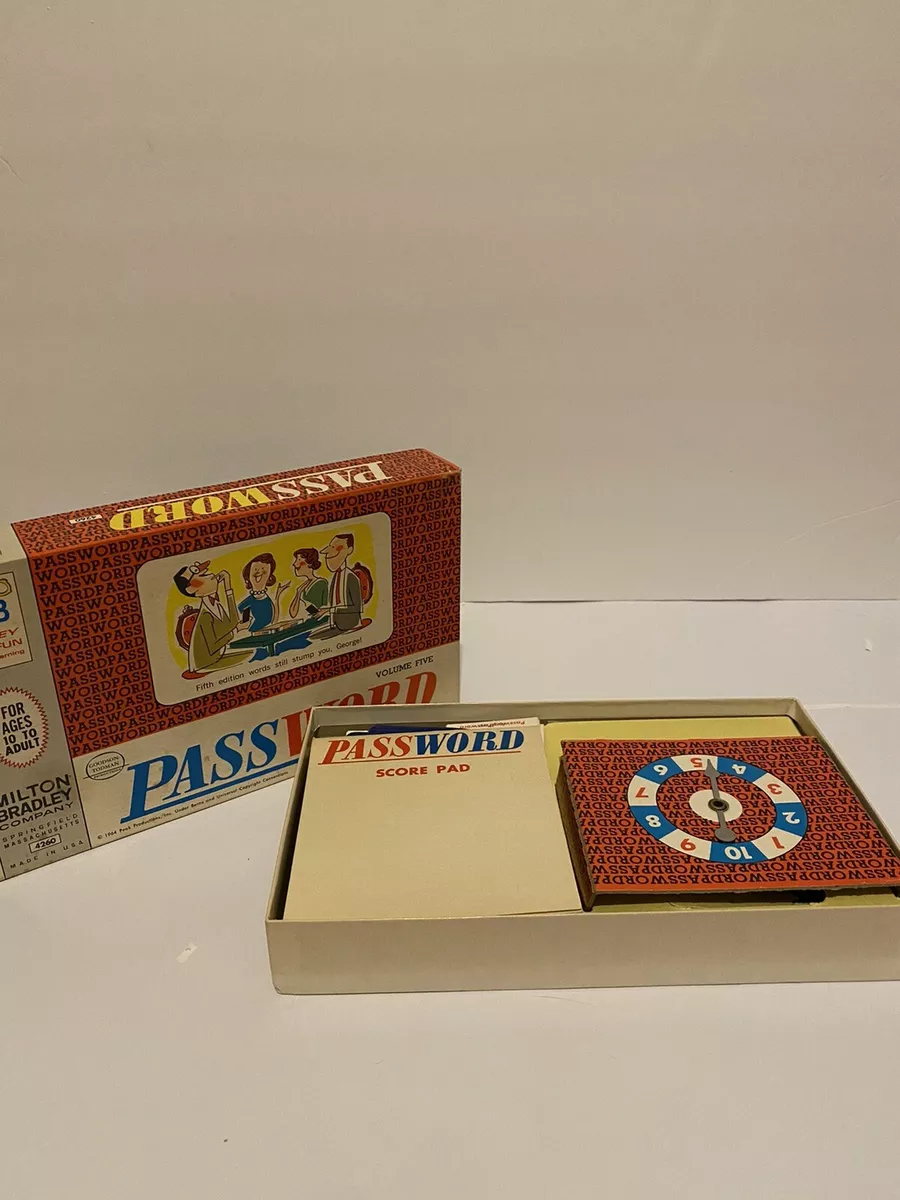 Password Game 11th Edition - 1969 - Milton Bradley - Great