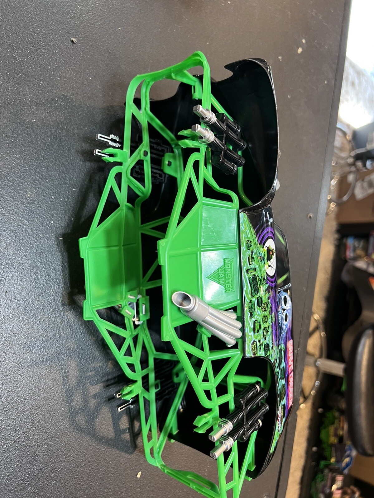 Monster Jam RC Freestyle Grave Digger Body And Cage Parts Crawler Body