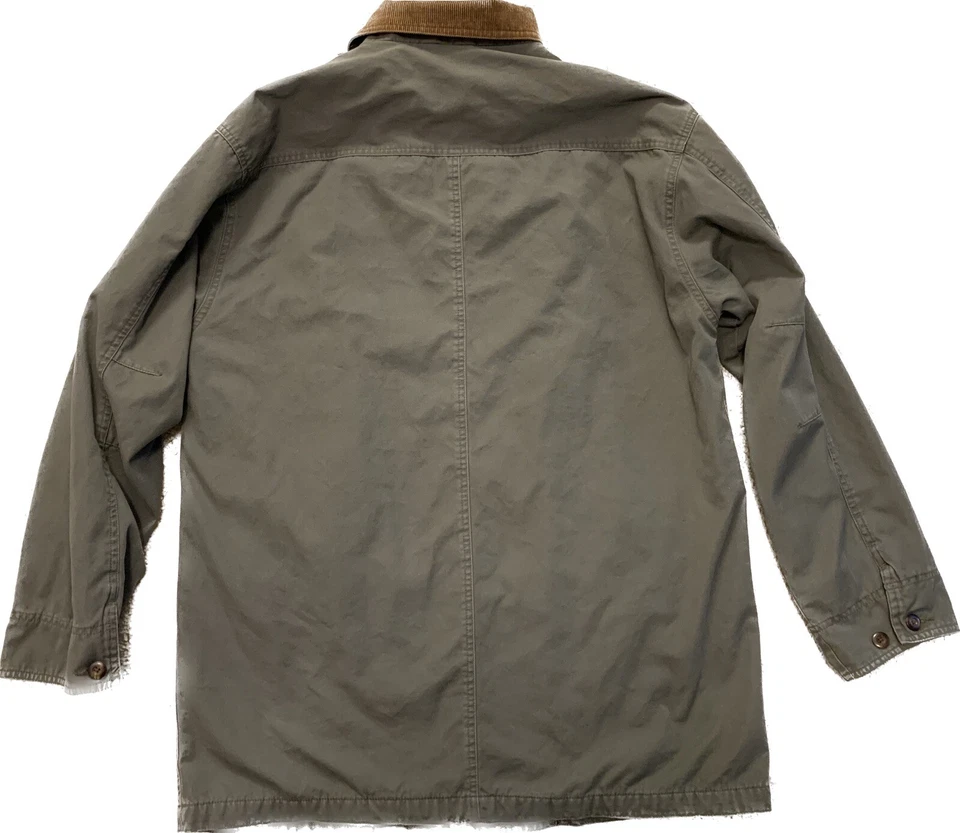 Reel Legends Men's Size Medium Corduroy Collar Field Hunting Fishing Coat Jacket - Image 2 of 4