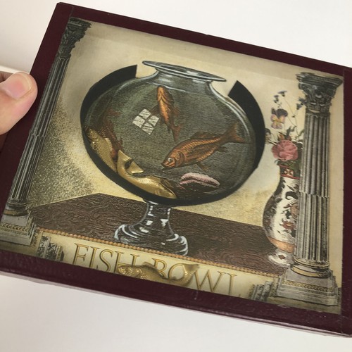 Fish Bowl Dexterity Puzzle Game Desk Coffee Table 1991 Ramsey Parvenue USA - Picture 2 of 4