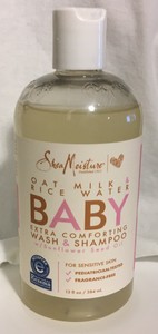 shea moisture oat milk and rice water baby