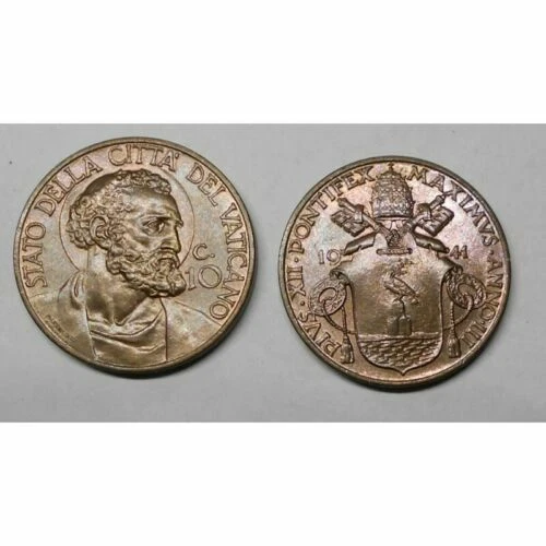 Pièces euro du Vatican 10 Cent