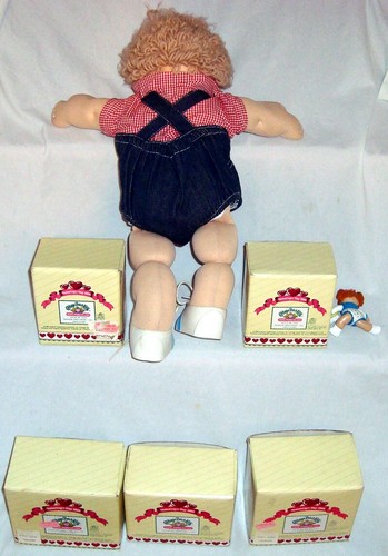 Konvolut 7 Vintage Cabbage Patch Kinder Puppen Spielzeug Porzellan Sammlerstücke Coleco 80er - Bild 2 von 5