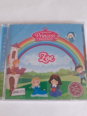Cd ,Global Journey, Personalised Princess stories,songs, cd, Zoe