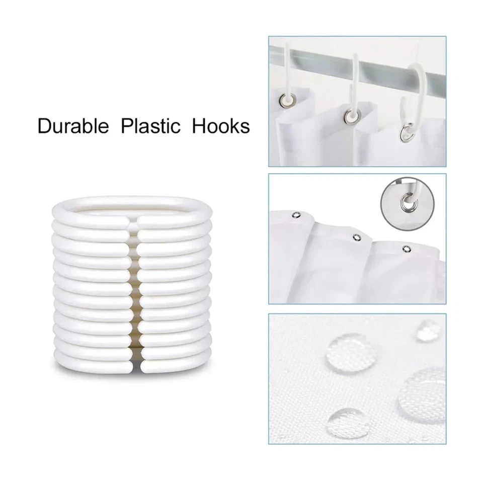 Lilly Pulitzer Flamingo Custom Print Shower Curtain Size 71 x 71 Inch With Hooks - Image 2 of 3