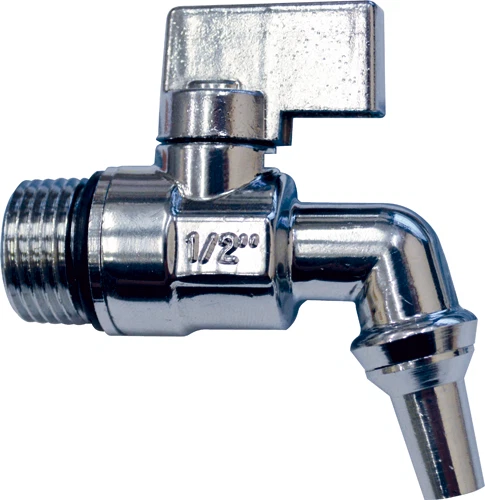 BUGATTI Rubinetto Sfera 1/2" Pollice OTTONE CROMATO Fusto Bidone Contenitore OLIO