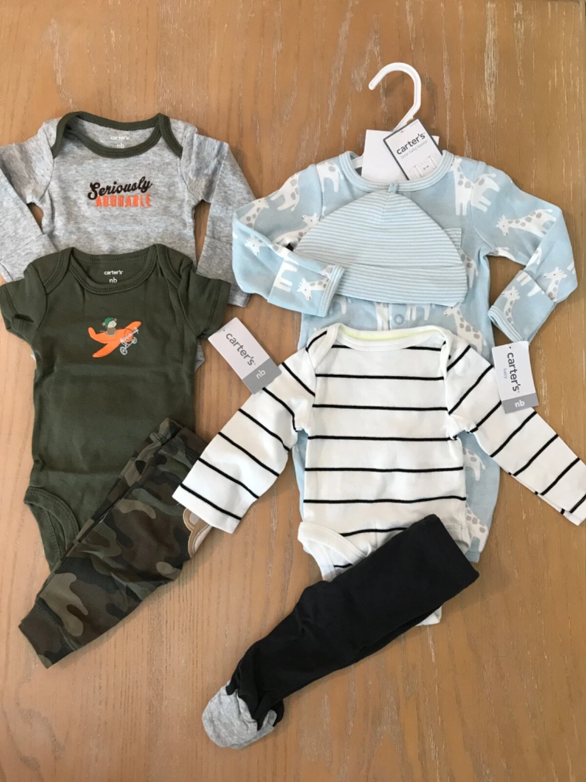 Carter's, Cat & Jack, Others Infant Boys Clothing Lot of 8 (6 New) Size Newborn