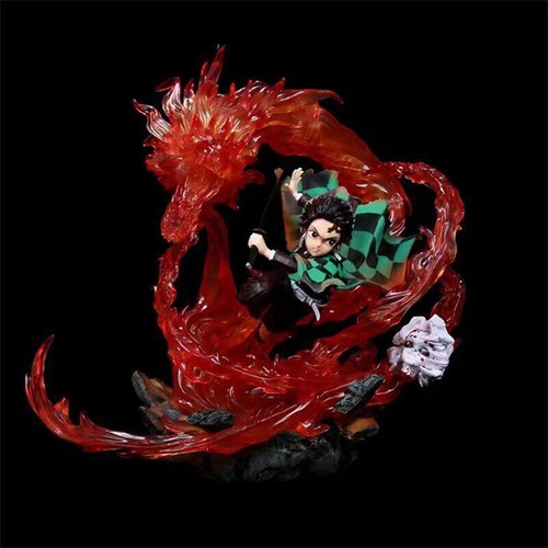Demon Slayer Kamado Tanjirou LED Night Light Figure Statue Model Toy Gift 30cm - Picture 8 of 12