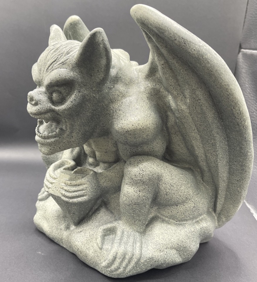 Gemmy Halloween Factory 1995 8" GARGOYLE Statue NWT eBay
