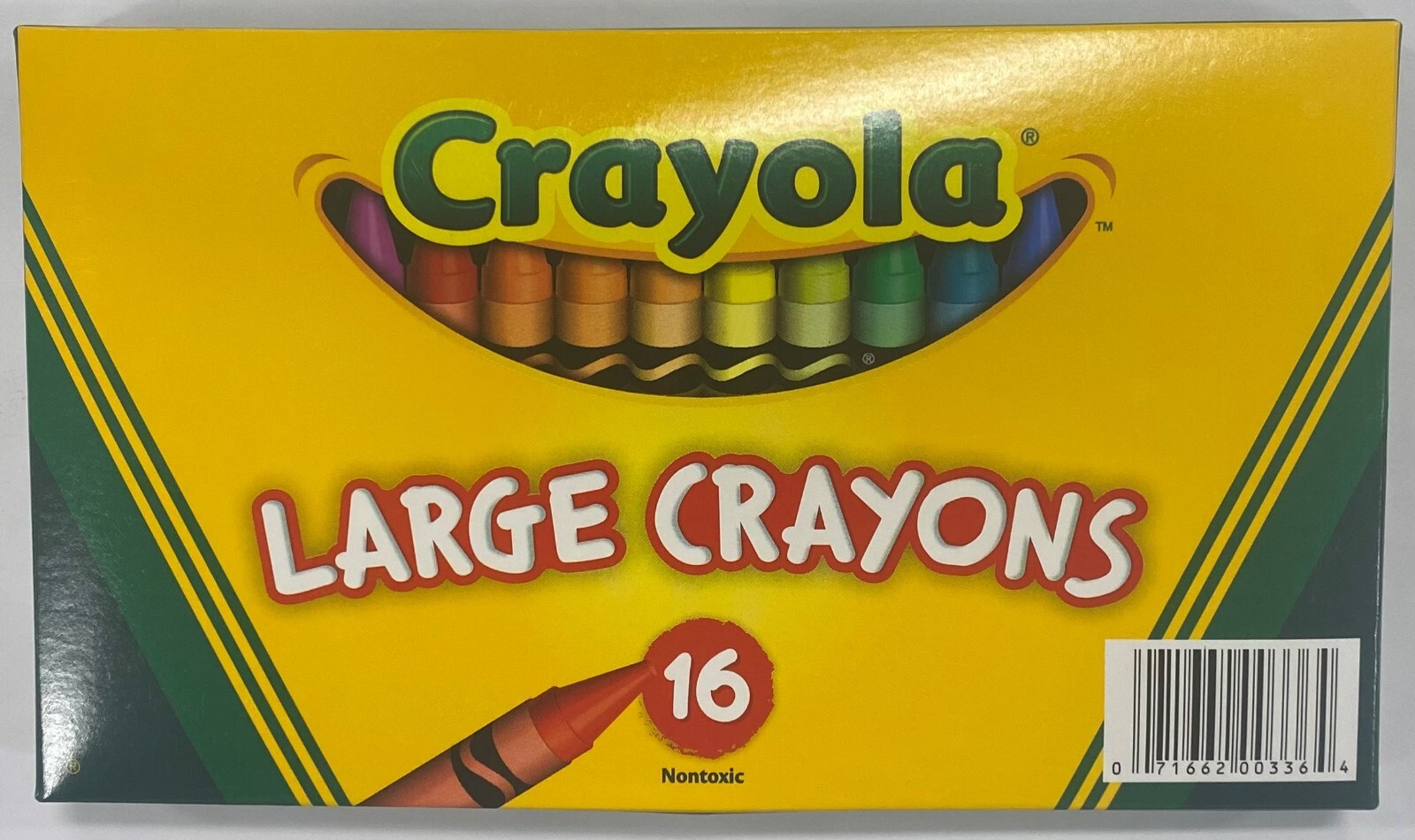 Crayola Large Crayons 16 Different Brilliant Colors/box Lbx6 for sale