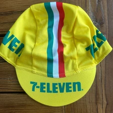 SEVEN 11 TEAM Cycling Cap - 100% Wicking Polyester NEW Free Shipping !!